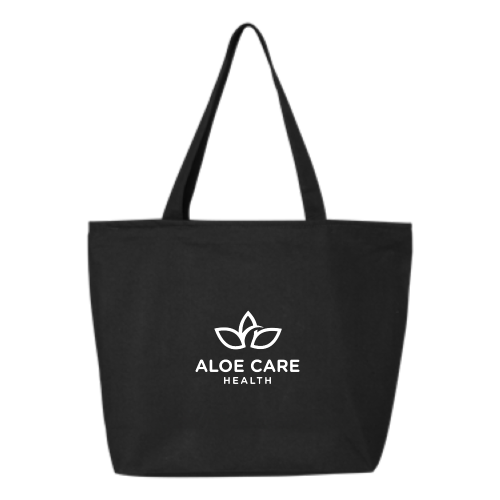 Aloe Care -- 24.5L Canvas Zippered Tote